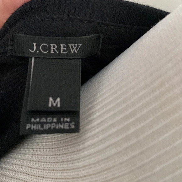 ·J Crew· Mixed Media Layered Tee, 3/4 sleeves, NWOT, Medium - Picture 8 of 9